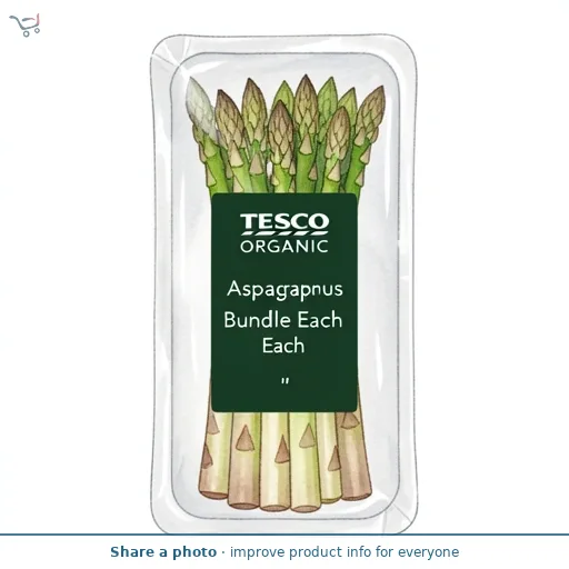 Tesco Organic Asparagus Bundle Each