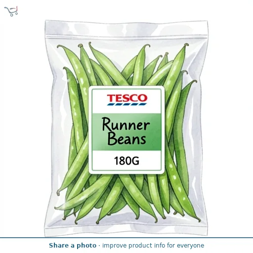 Tesco Runner Beans 180G