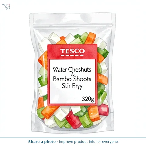 Tesco Water Chestnuts & Bamboo Shoots Stir Fry 320g
