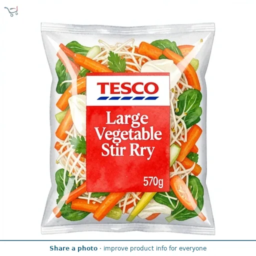 Tesco Large Vegetable Stir Fry 570g