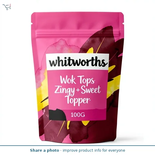Whitworths Wok Tops Zingy + Sweet Topper 100G