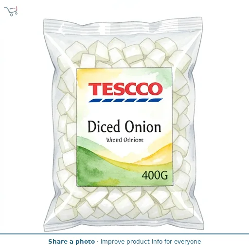 Tesco Diced Onion 400G
