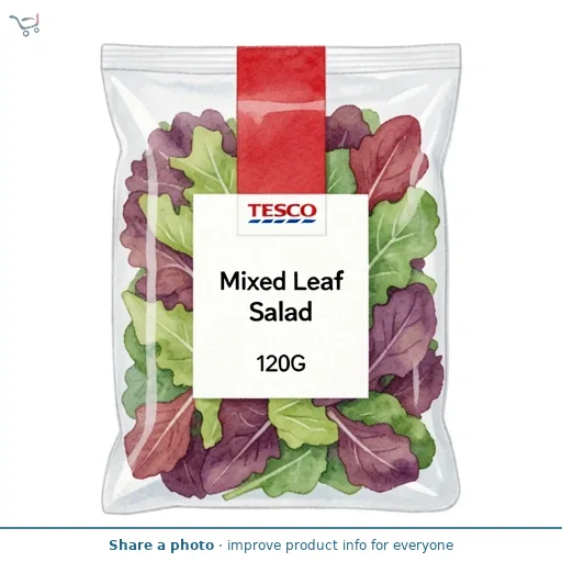 Tesco Mixed Leaf Salad 120G
