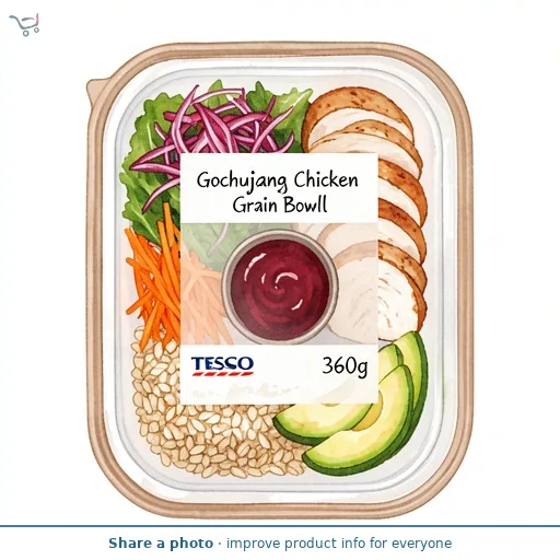 Tesco Gochujang Chicken Grain Bowl 360g