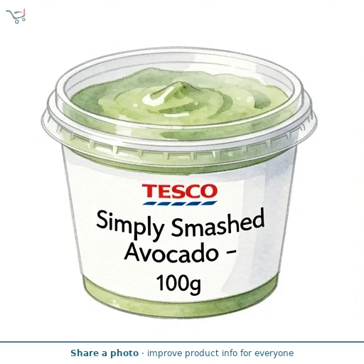 Tesco Simply Smashed Avocado - 100g