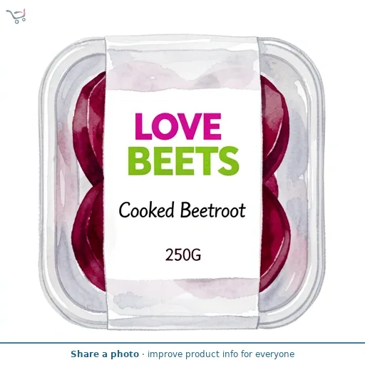 Love Beets Cooked Beetroot 250G