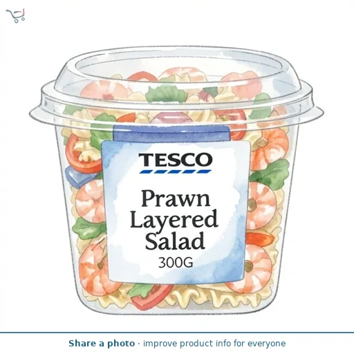 Tesco Prawn Layered Salad 300G