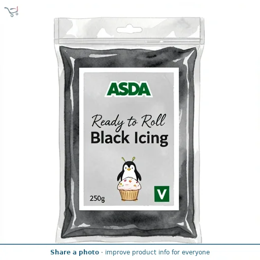 ASDA Black Fondant Icing 250g