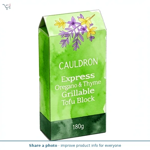 Cauldron Express Oregano & Thyme Grillable Tofu Block 180g