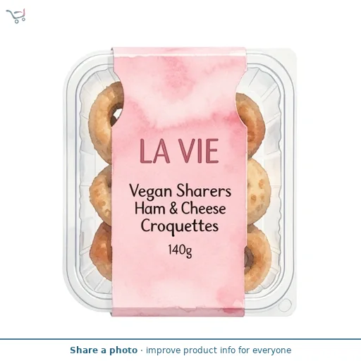 La Vie Vegan Sharers Ham & Cheese Croquettes 140g