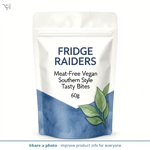 Fridge Raiders Meat-Free Vegan Southern Style Tasty Bites 60g