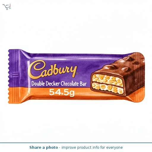 Cadbury Double Decker Chocolate Bar 54.5g