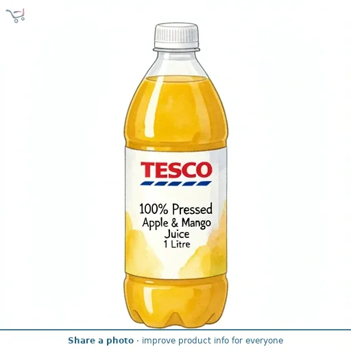 Tesco 100% Pressed Apple & Mango Juice 1 Litre