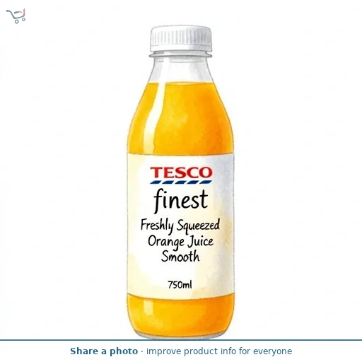 Tesco Finest Freshly Squeezed Orange Juice Smooth 750ml