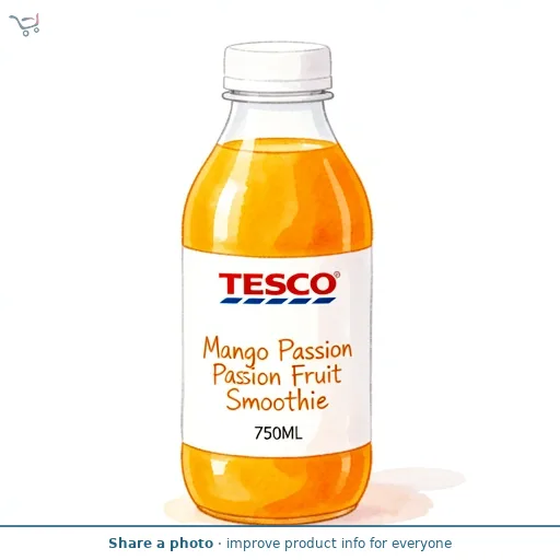 Tesco Mango Passion Fruit Smoothie 750Ml