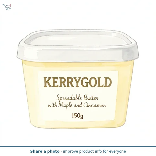Kerrygold Spreadable Butter with Maple and Cinnamon 150g