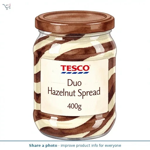 Tesco Duo Hazelnut Spread 400g