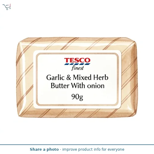 Tesco Finest Garlic & Mixed Herb Butter With Onion 90g