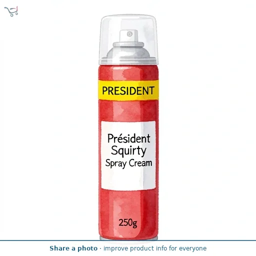 Président Squirty Spray Cream 250g