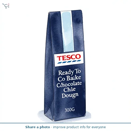Tesco Ready To Bake Chocolate Chip Cookie Dough 300G