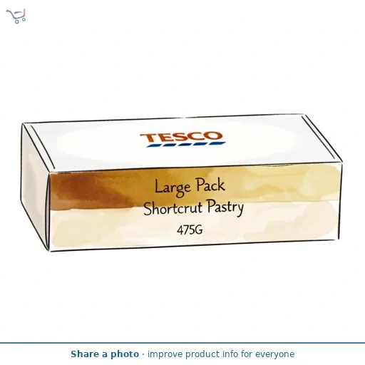 Tesco Large Pack Shortcrust Pastry 475G