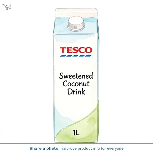 Tesco Sweetened Coconut Drink 1L