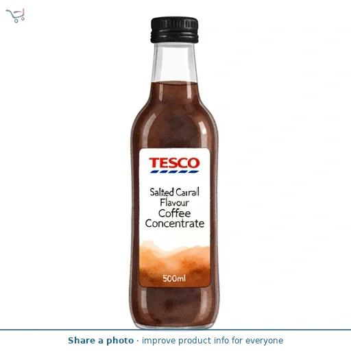 Tesco Salted Caramel Flavour Coffee Concentrate 500ml