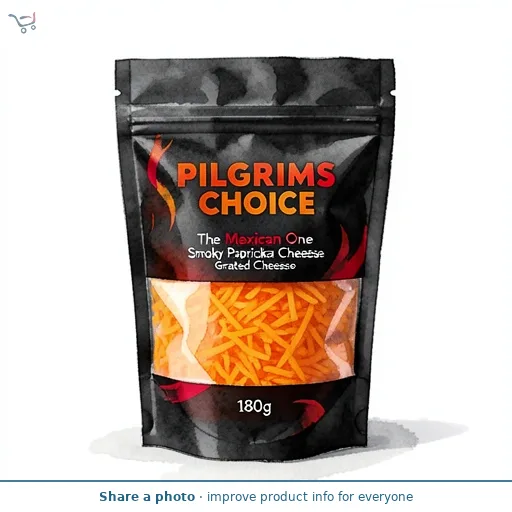 Pilgrims Choice The Mexican One Smoky Paprika Grated Cheese 180g