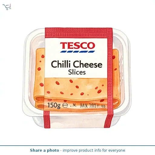 Tesco Chilli Cheese Slices 150g