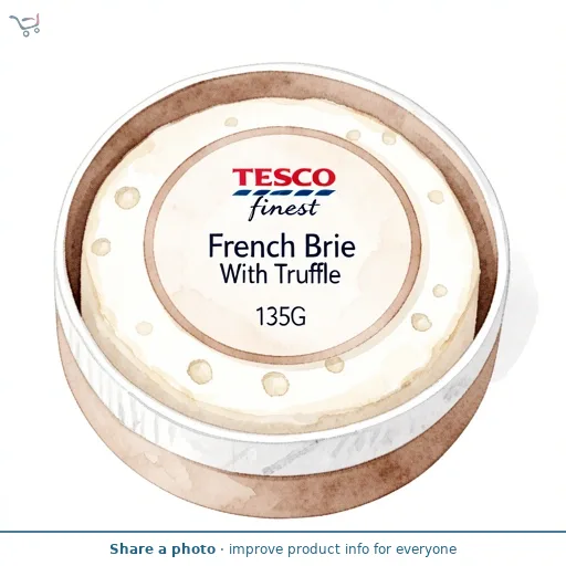 Tesco Finest French Brie With Truffle 135G