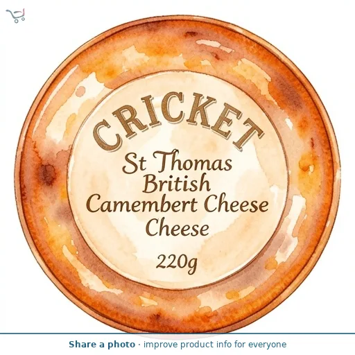 Cricket St Thomas British Camembert Cheese 220g