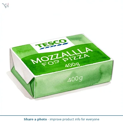 Tesco Mozzarella for Pizza 400g