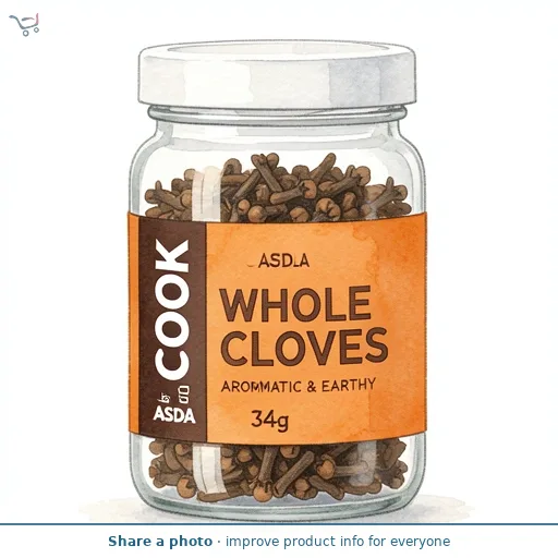 COOK by ASDA Cook Whole Cloves 34g