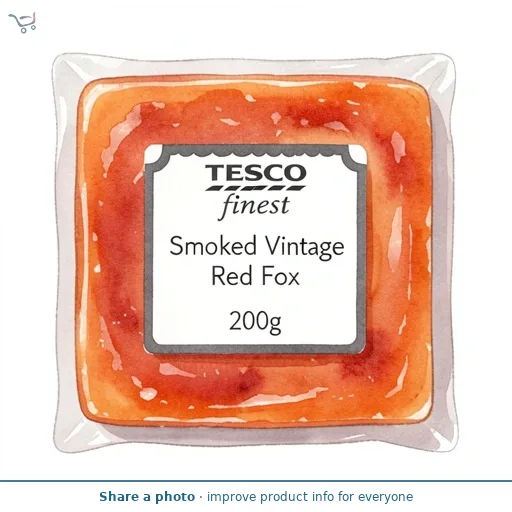 Tesco Finest Smoked Vintage Red Fox 200g