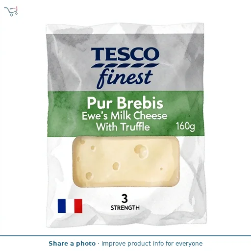 Tesco Finest Pur Brebis Ewe's Milk Cheese With Truffle 160g