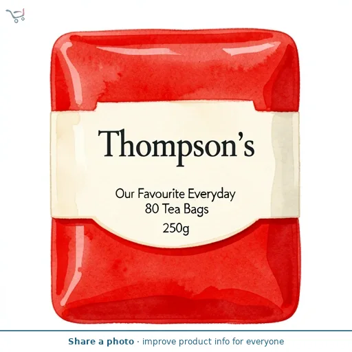 Thompson's Everyday Tea 80 Tea Bags