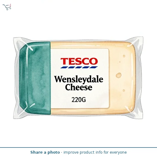 Tesco Wensleydale Cheese 220G