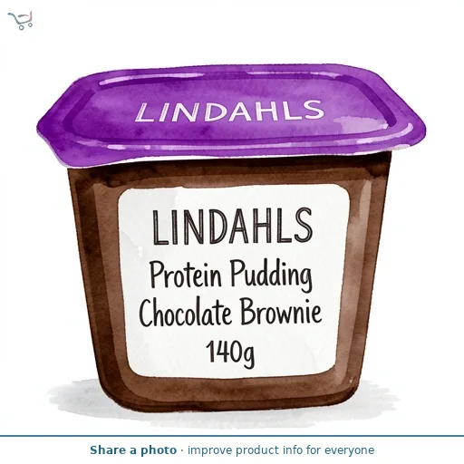 Lindahls Protein Pudding Chocolate Brownie 140g
