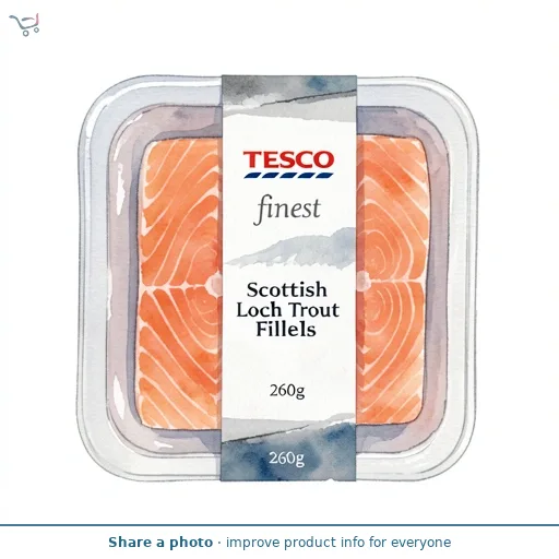 Tesco Finest Scottish Loch Trout Fillets 260g