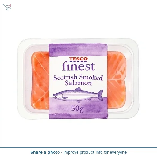 Tesco Finest Scottish Smoked Salmon 50g 