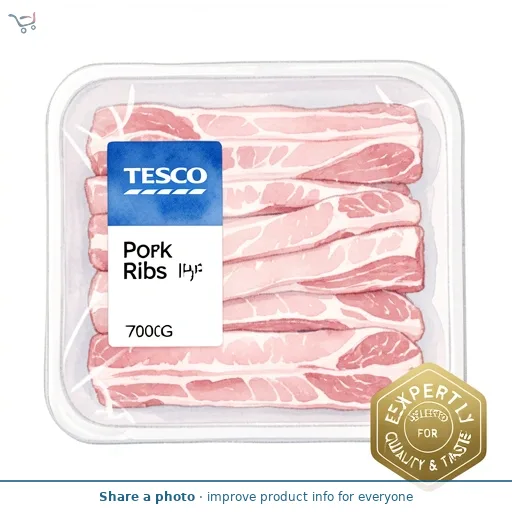 Tesco Pork Ribs 700G