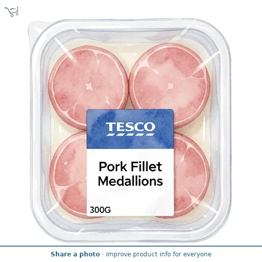 Tesco Pork Fillet Medallions 300G