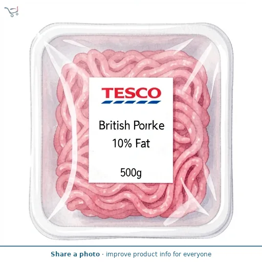 Tesco British Pork Mince 10% Fat 500g