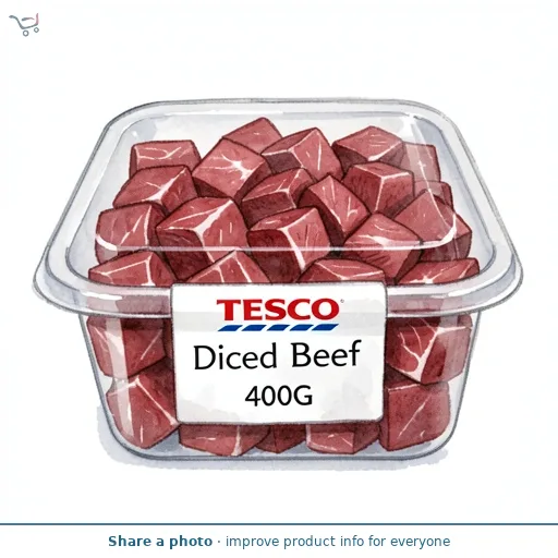 Tesco Diced Beef 400G