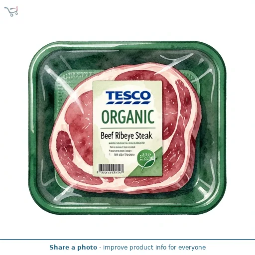 Tesco Organic Beef Ribeye Steak