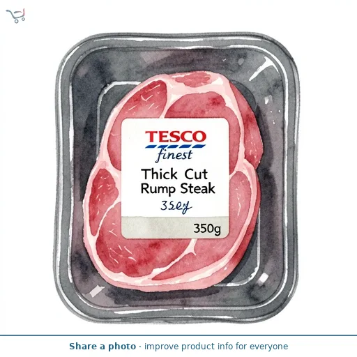 Tesco Finest Thick Cut Rump Steak 350g