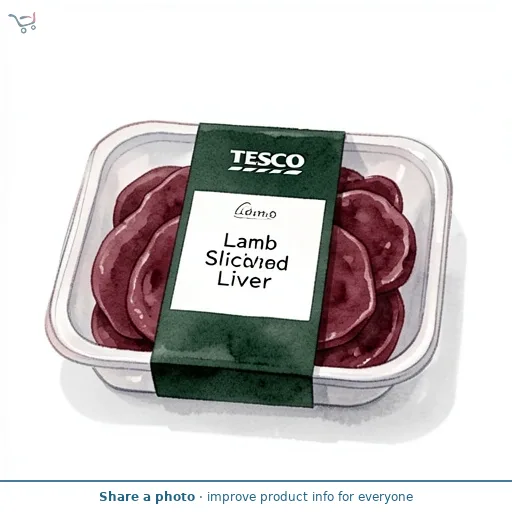 Tesco Lamb Sliced Liver