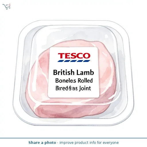 Tesco British Lamb Boneless Rolled Breast Joint