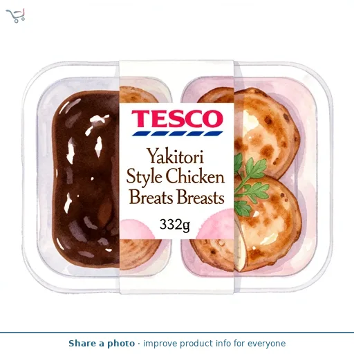 Tesco Yakitori Style Chicken Breasts 332g