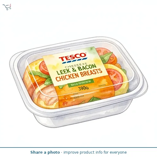 Tesco Cheese Leek & Bacon Chicken Breasts 390G